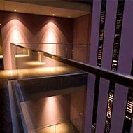 Open ceiling in the building