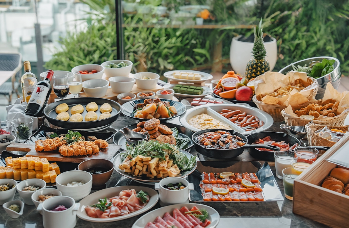 Breakfast buffet