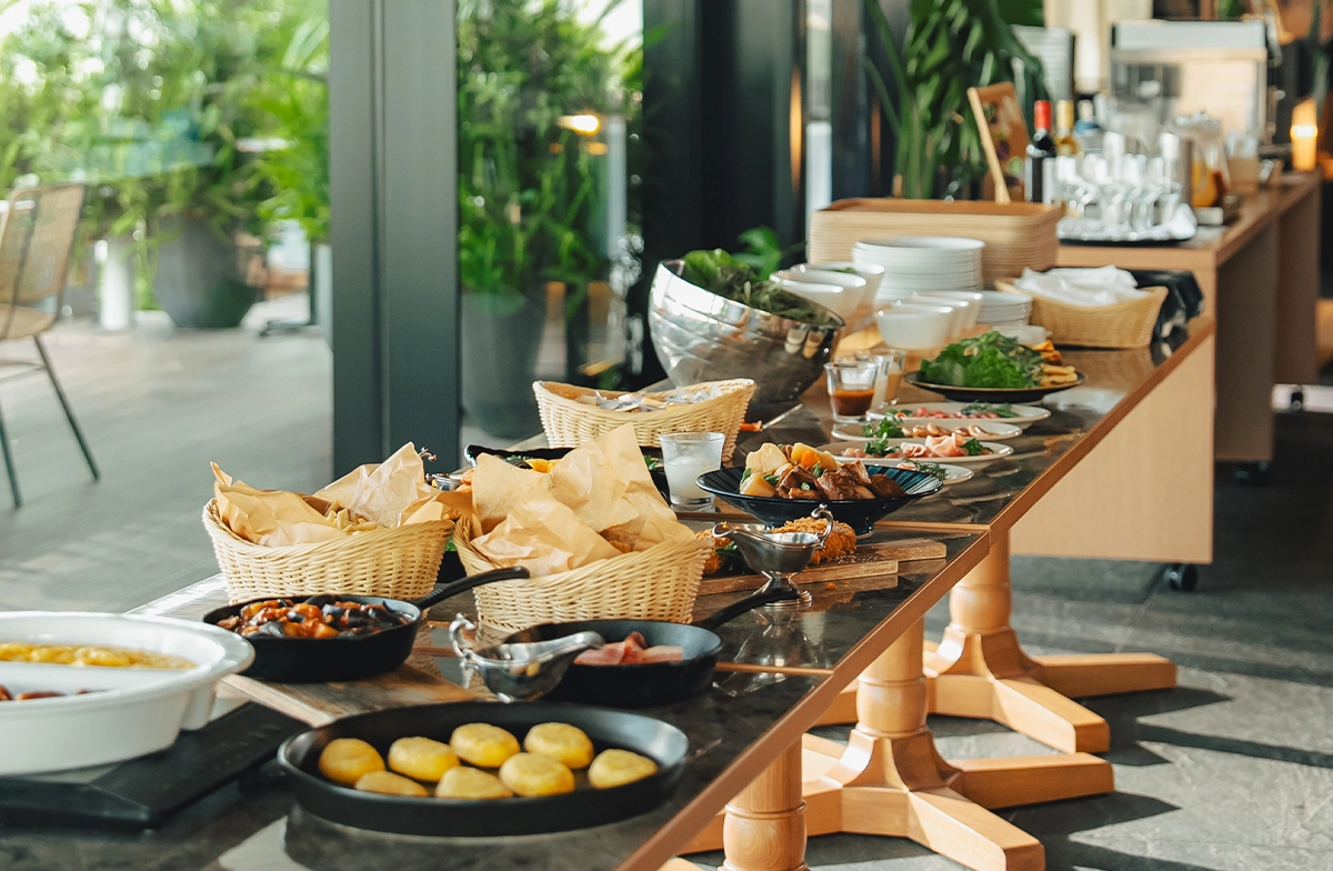 Breakfast buffet