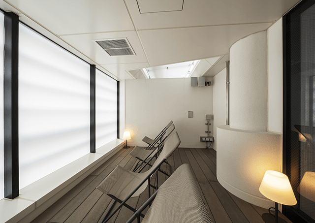 Corridor no Yu / Outdoor bathing space