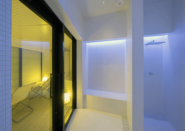 Corridor no Yu / Outdoor bathing space