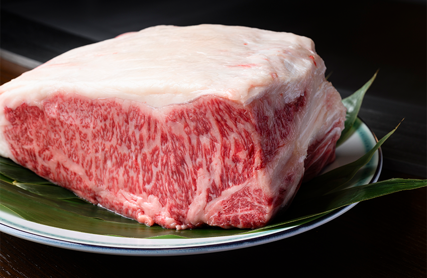 Selected, top-quality Matsusaka beef