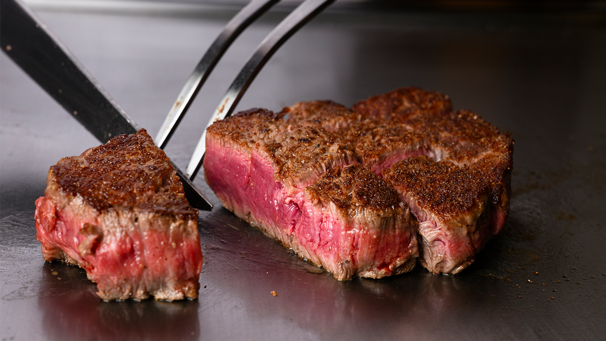 Matsusaka beef teppanyaki