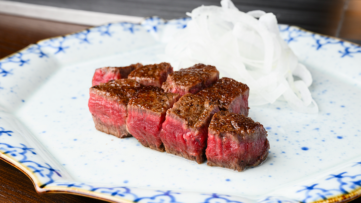 Matsusaka beef teppanyaki