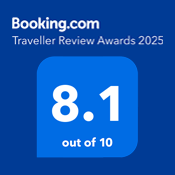Winner of Booking.com's Traveller Review Awards 2025
