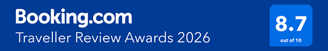 Winner of Booking.com's Traveller Review Awards 2025
