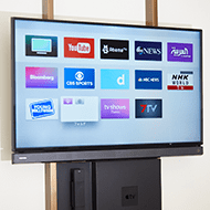 AppleTV/Installed in all guest rooms