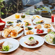 Japanese and Western breakfast buffet