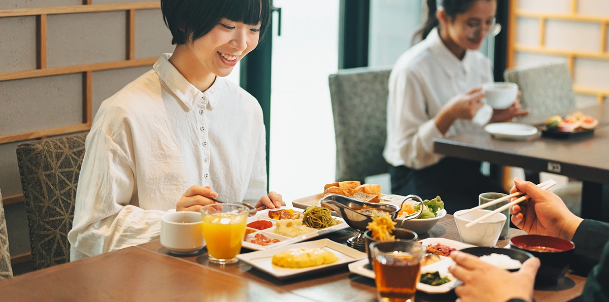 A delightful breakfast buffet to start your day