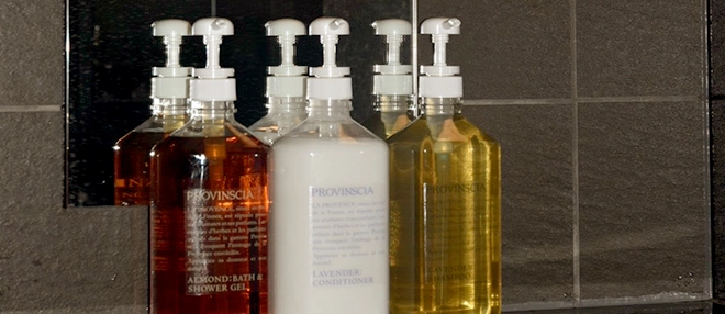 We offer a shampoo and conditioner bar.
