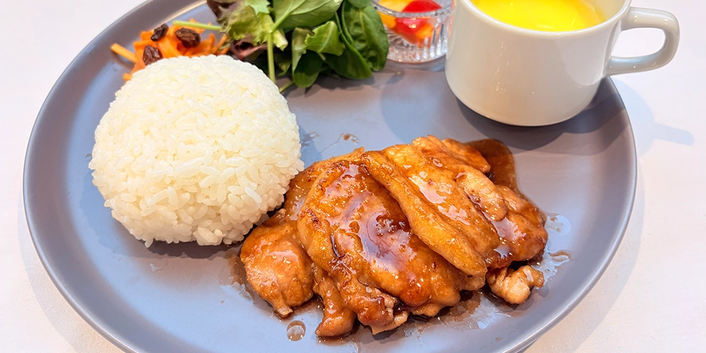 Pork ginger made with pork from Hokkaido