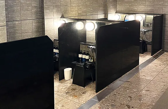 Washing area