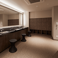 Top 13th floor: Large public bath/dressing room