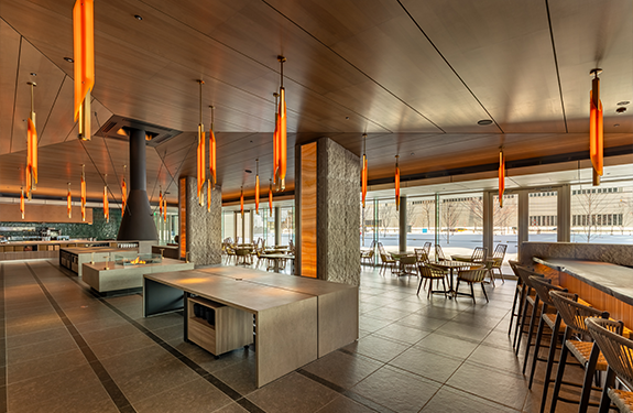 Interior photos of HOKUSAI RESTAURANT&CAFE