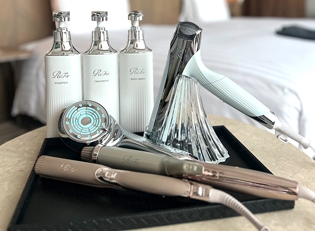 Ten Suite now feature "ReFa Rooms" where guests can experience ReFa products.