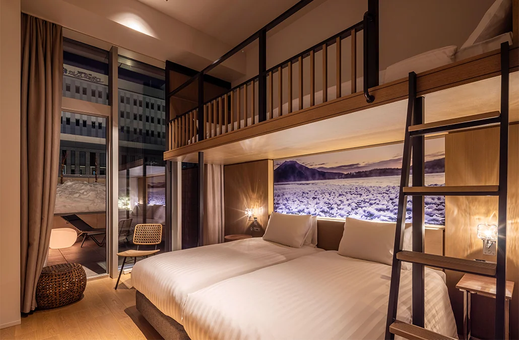 Terrace Twin with Bunk Beds