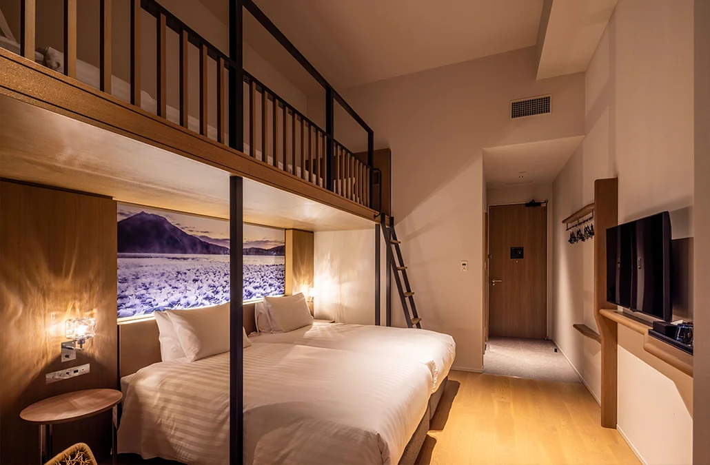 Terrace Twin with Bunk Beds