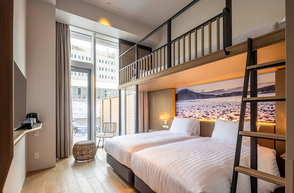 Terrace Twin with Bunk Beds