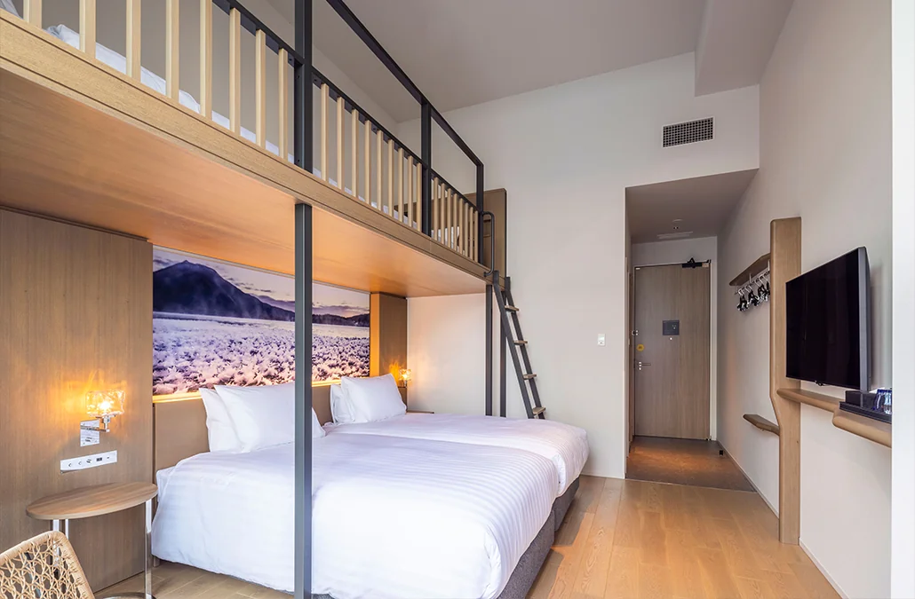 Terrace Twin with Bunk Beds