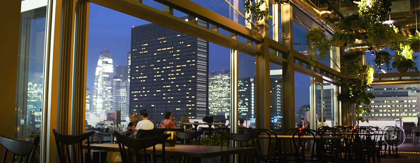 Roof Top Bar with an open feel