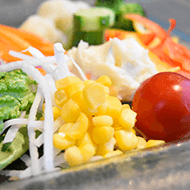 Breakfast: Selected fresh vegetables