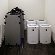 Rental items: air purifier, humidifier, trouser press