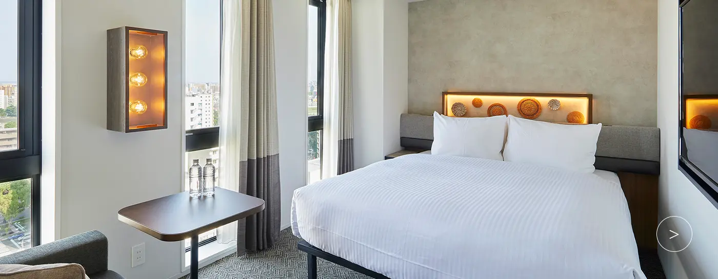 A total of 300 rooms offering convenience and comfort