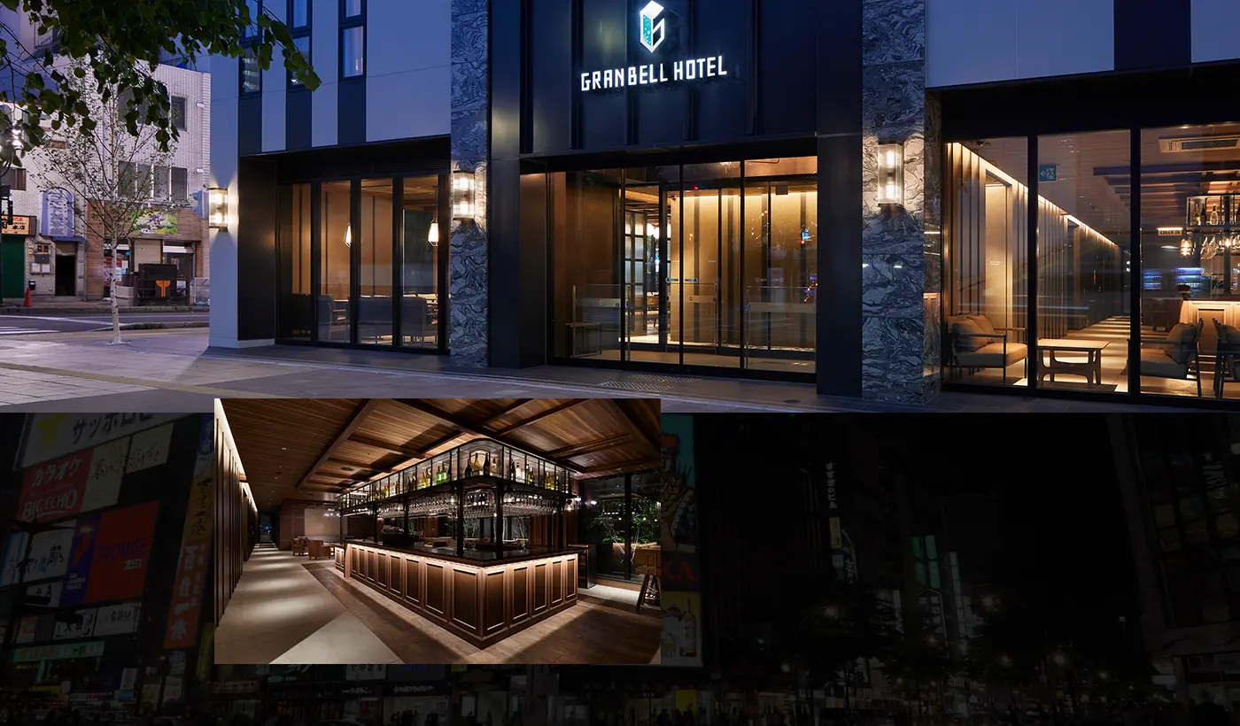 Susukino is known as one of Japan's three largest entertainment districts. On the top floor of the 17-story building, there is a sky-view bath with a spectacular view. Located just a three-minute walk from Susukino Station, it also has excellent access to famous tourist spots. With a total of 300 rooms, it is one of the largest in the area to accommodate a wide range of stay styles. The hotel also features a restaurant, bar, and fitness gym. Enjoy a relaxing and high-quality stay at GRANBELL HOTEL SUSUKINO in the "city that never sleeps," Susukino.