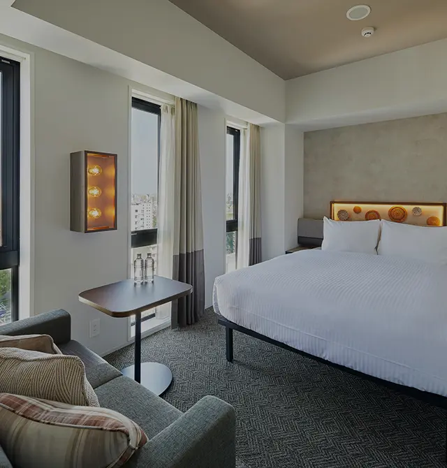 A total of 300 rooms offering convenience and comfort