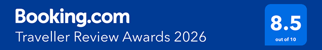 Winner of Booking.com's "Traveller Review Awards 2026"
