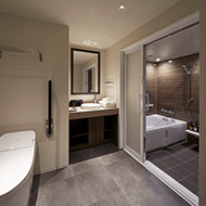 Universal Twin /Bathroom, sink, toilet