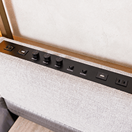 Common to all rooms/Pillow-side outlet