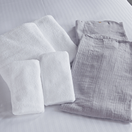 All rooms have pajamas and towels