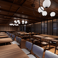 1Fｍinori de bar / Interior (night)