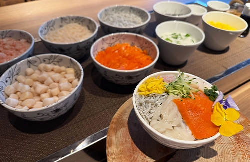 Signature dish: Seafood rice bowl